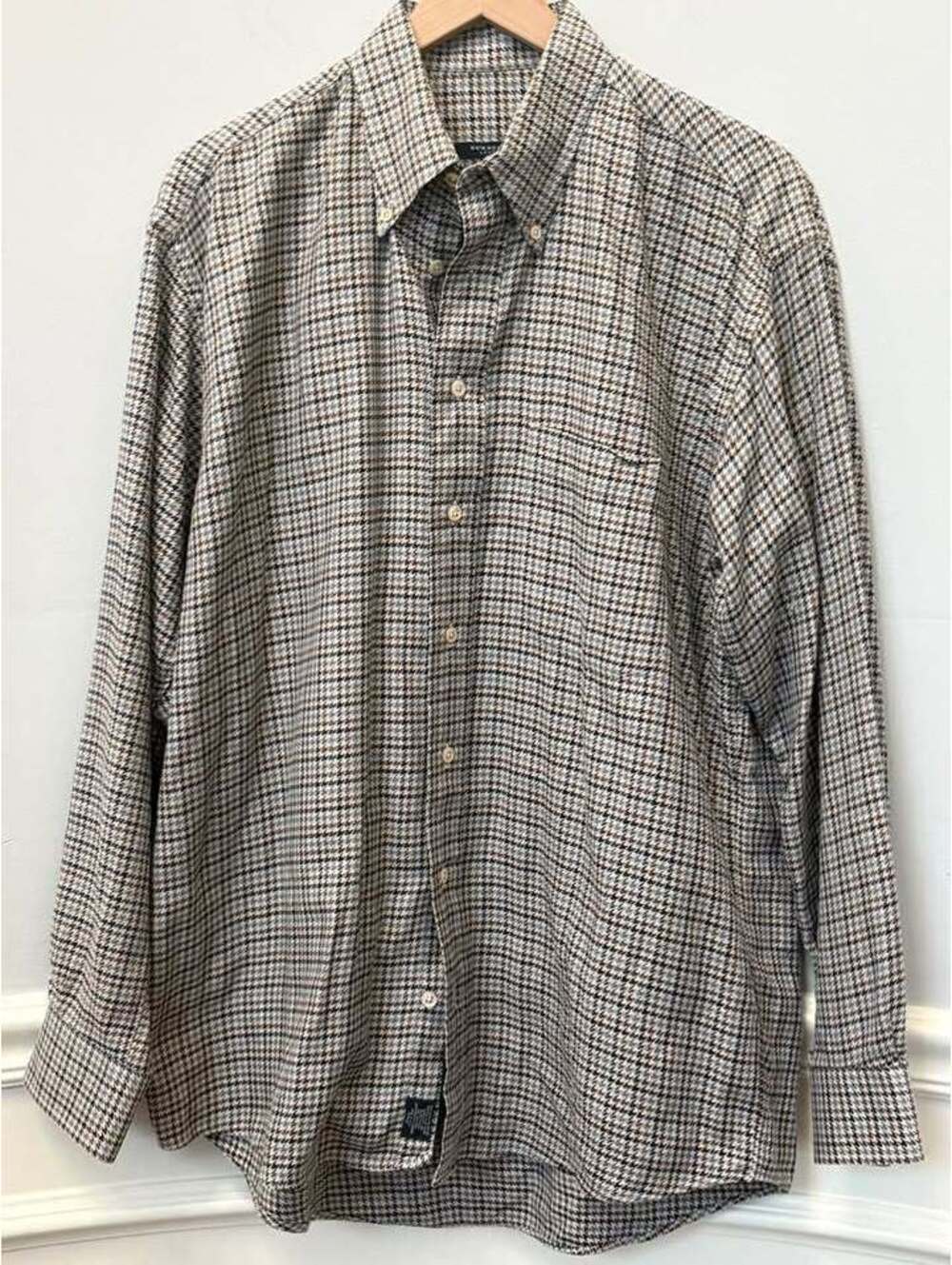 Burberry London Houndstooth Button Down Shirt